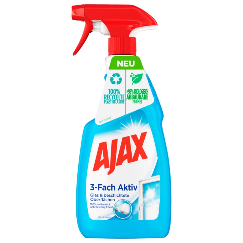 Ajax Glasreiniger 3-Fach Aktiv 500ml